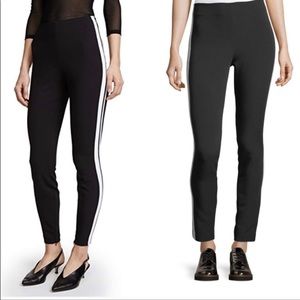 Cinq A Sept Black White Striped Kiana Pants Size 4